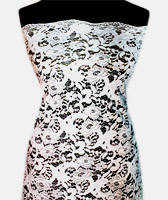 Hímzett csipke - WHITE (feh�r)